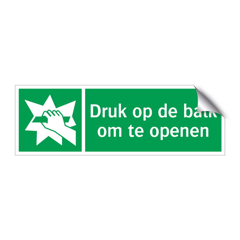 Druk op de balk om te openen