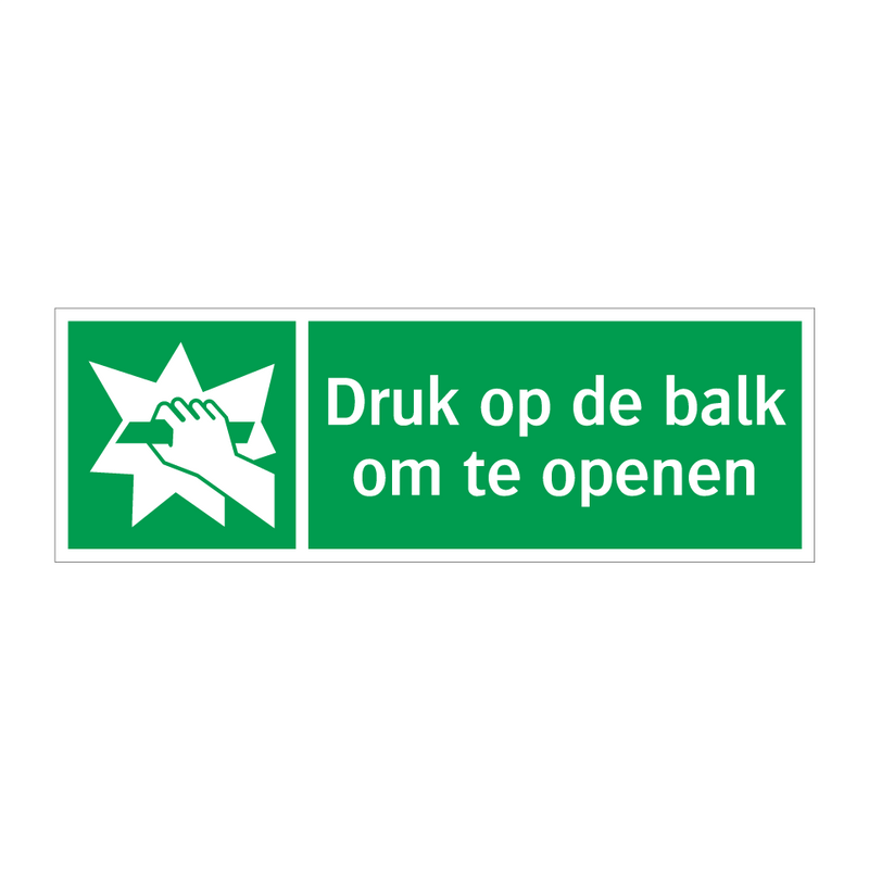 Druk op de balk om te openen