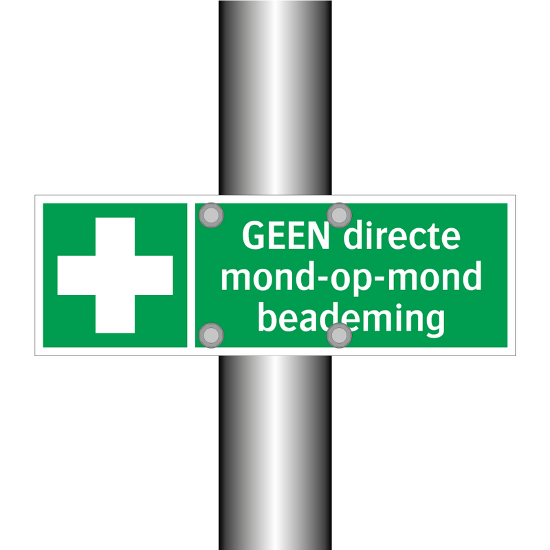 GEEN directe mond-op-mond beademing