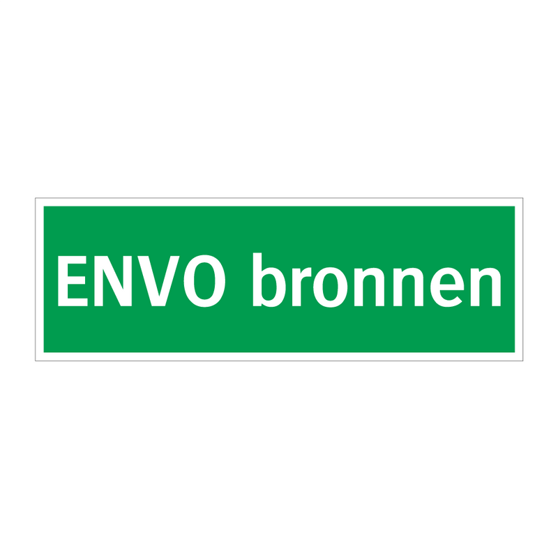 ENVO bronnen & ENVO bronnen & ENVO bronnen & ENVO bronnen & ENVO bronnen & ENVO bronnen