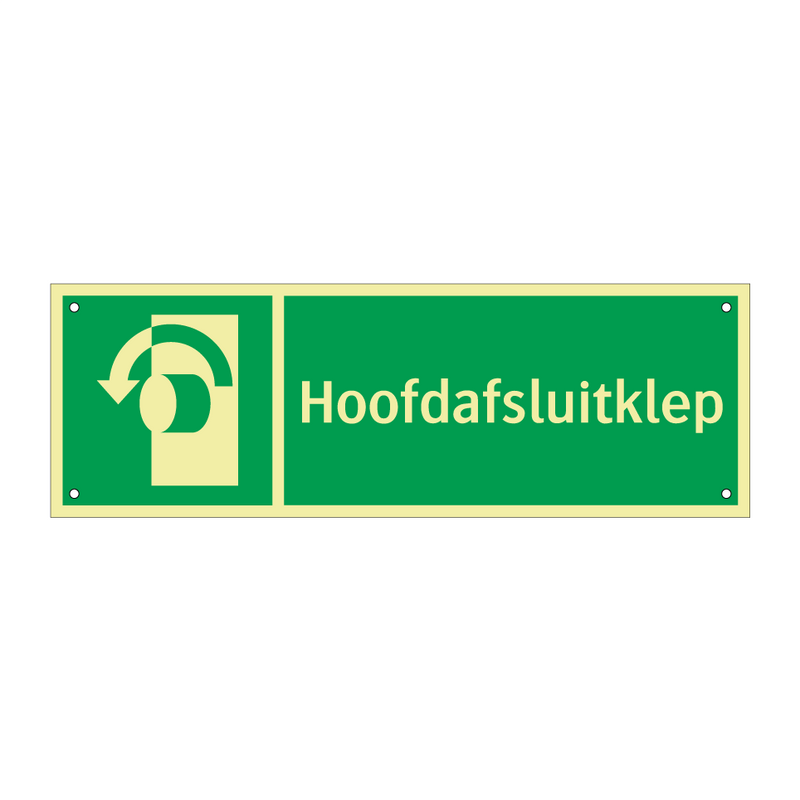 Hoofdafsluitklep