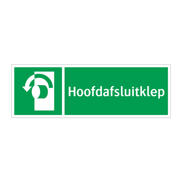 Hoofdafsluitklep