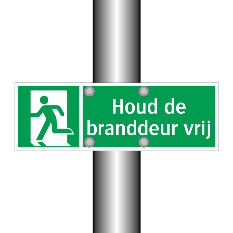 Houd de branddeur vrij