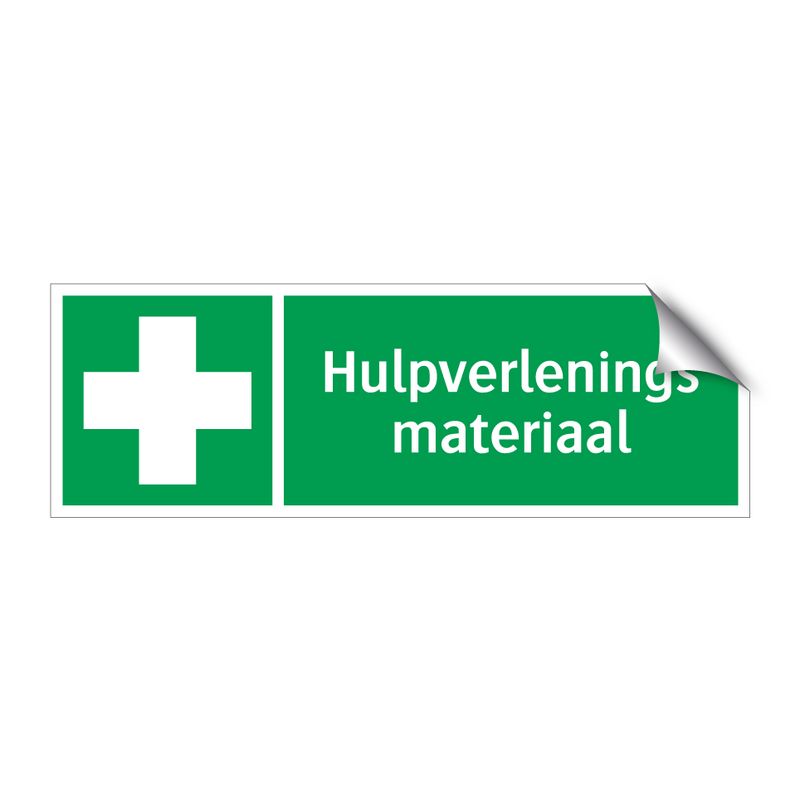 Hulpverlenings materiaal