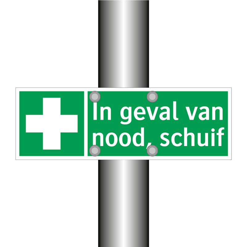 In geval van nood, schuif