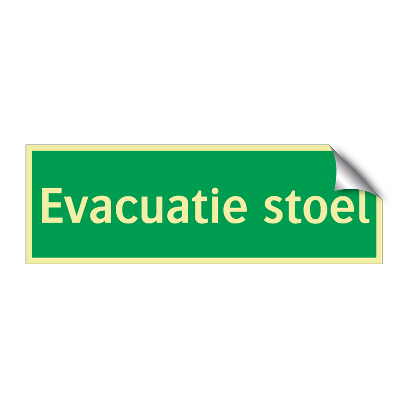 Evacuatie stoel