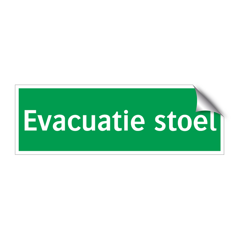 Evacuatie stoel