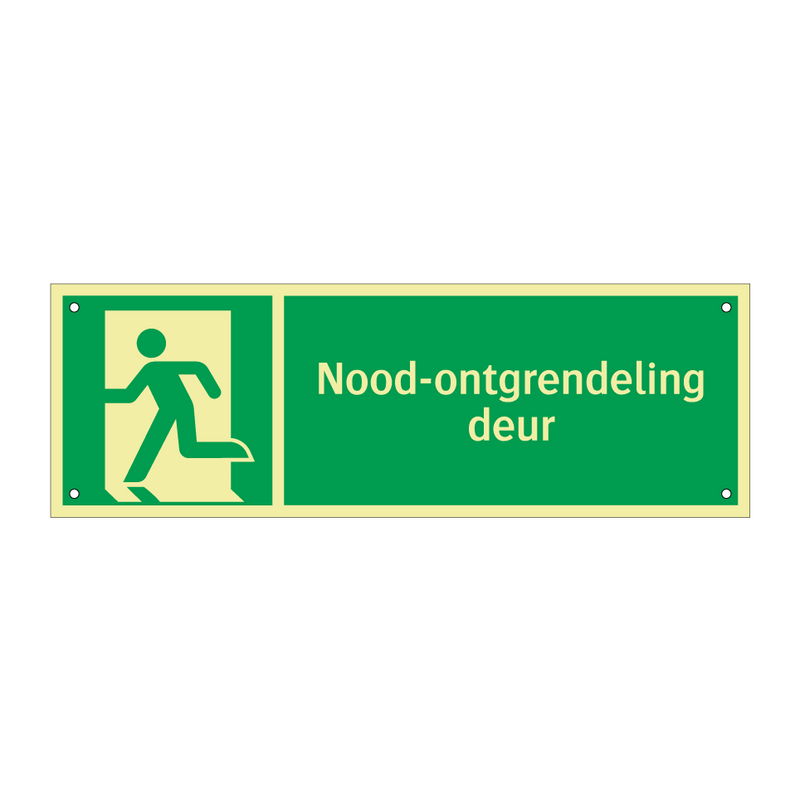 Nood-ontgrendeling deur