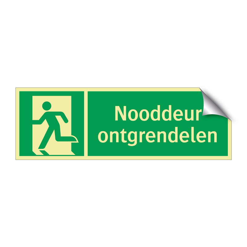 Nooddeur ontgrendelen