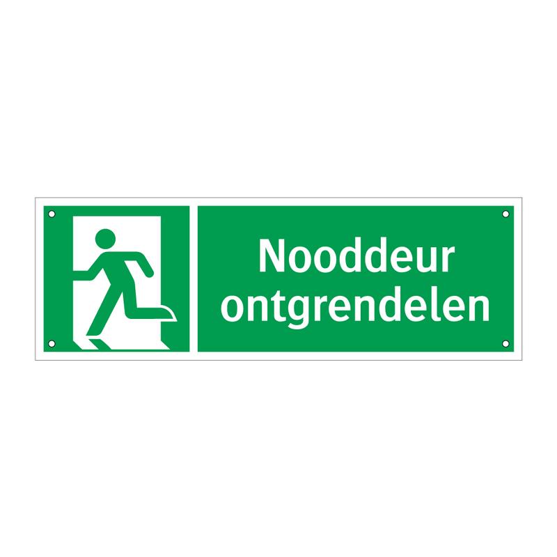 Nooddeur ontgrendelen