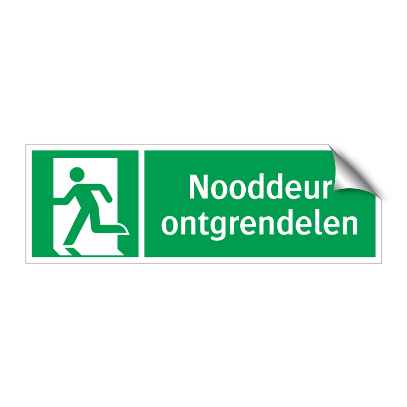 Nooddeur ontgrendelen