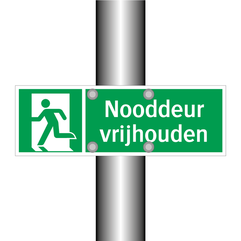 Nooddeur vrijhouden