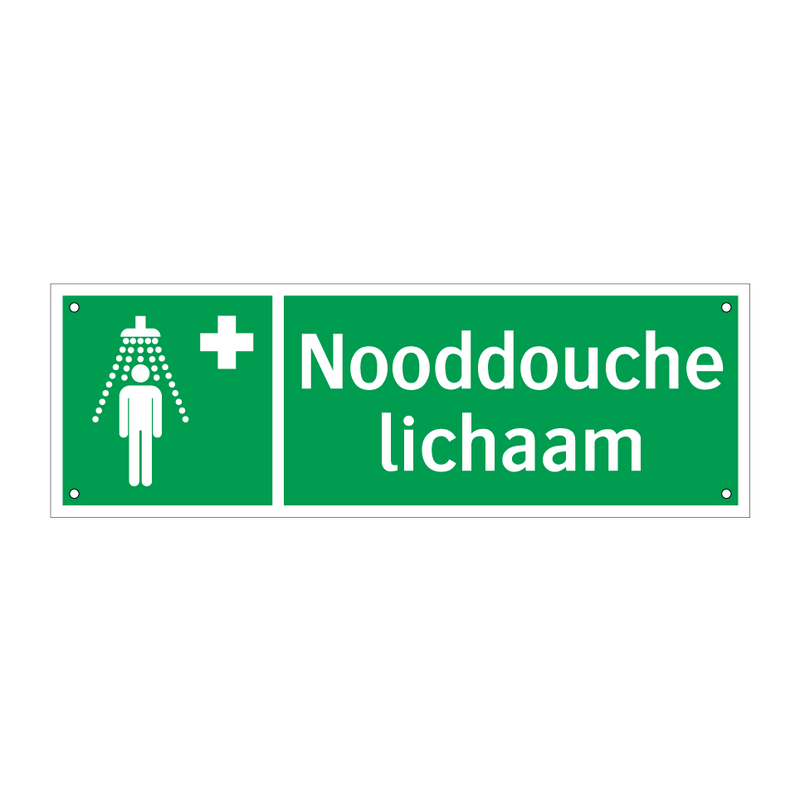 Nooddouche lichaam