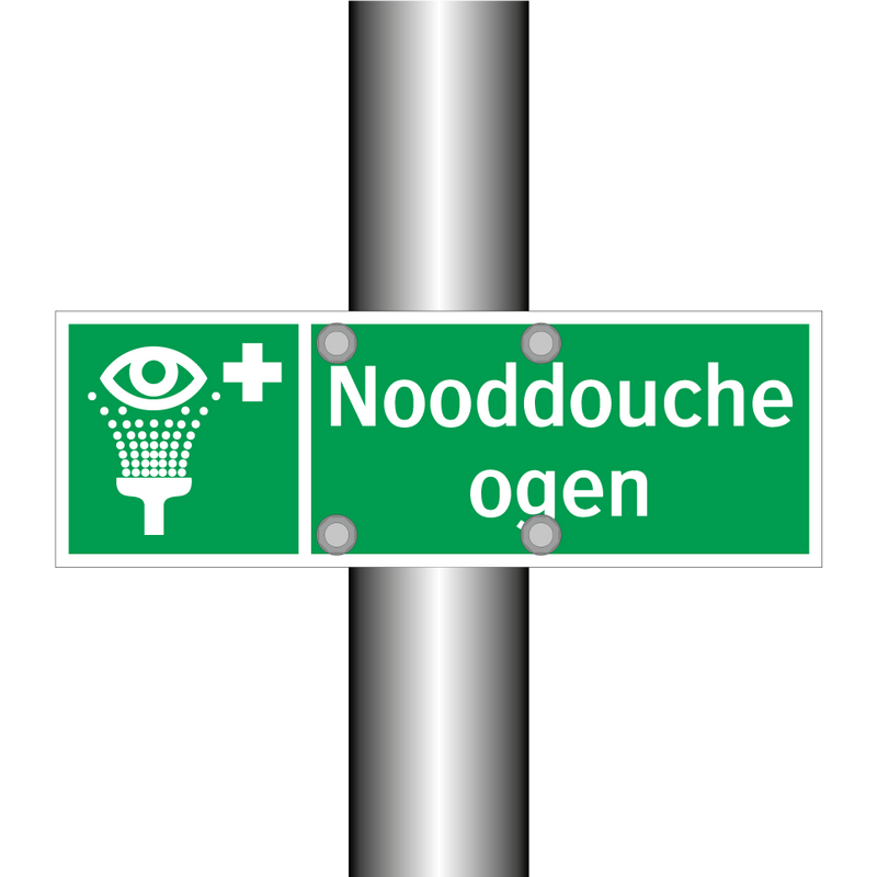 Nooddouche ogen