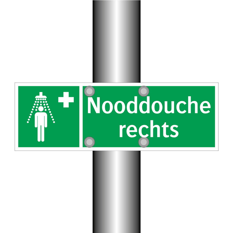 Nooddouche rechts