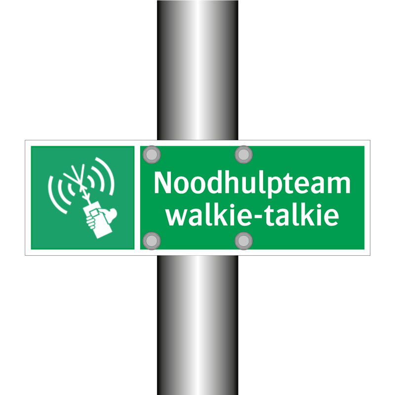 Noodhulpteam walkie-talkie