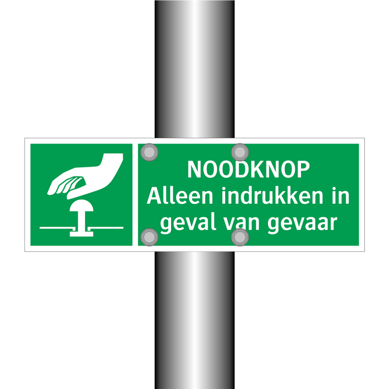 NOODKNOP Alleen indrukken in geval van gevaar