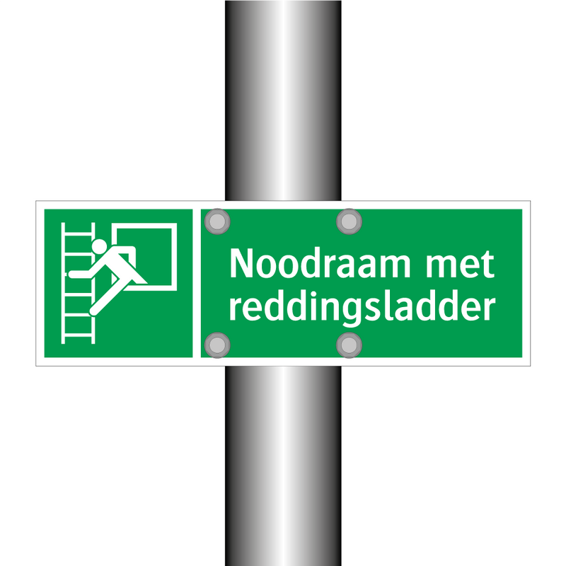 Noodraam met reddingsladder