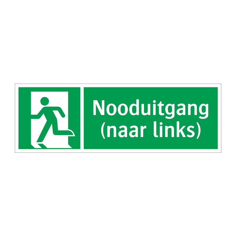 Nooduitgang (naar links)