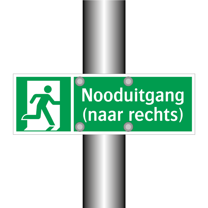 Nooduitgang (naar rechts)