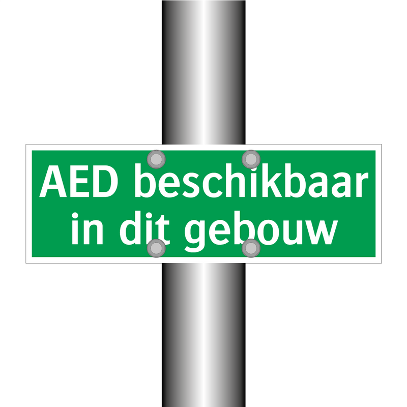 AED beschikbaar in dit gebouw