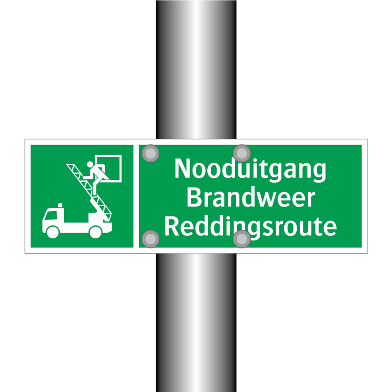 Nooduitgang Brandweer Reddingsroute