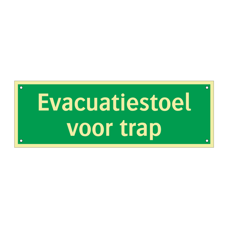 Evacuatiestoel voor trap