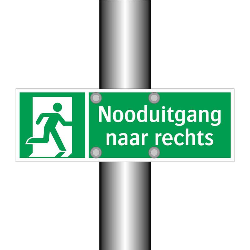 Nooduitgang naar rechts