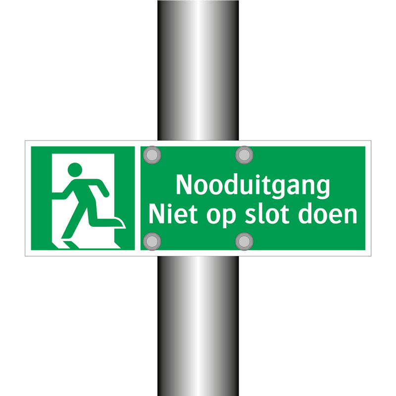 Nooduitgang Niet op slot doen