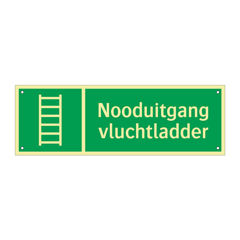 Nooduitgang vluchtladder