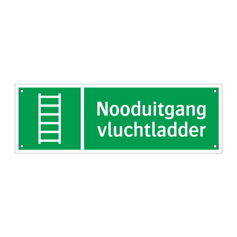 Nooduitgang vluchtladder