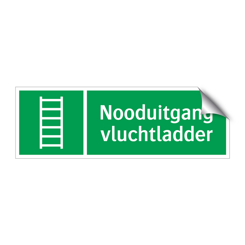 Nooduitgang vluchtladder