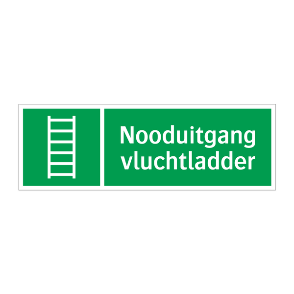 Nooduitgang vluchtladder