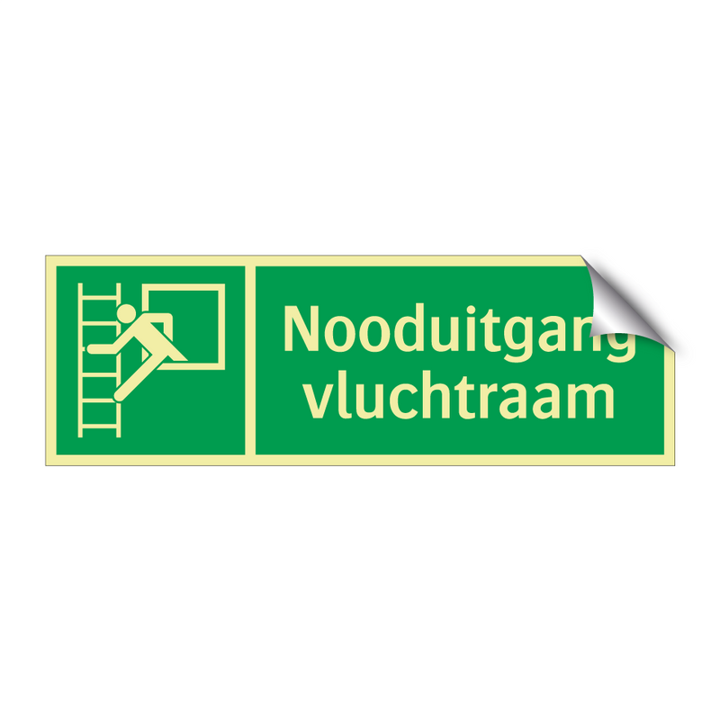 Nooduitgang vluchtraam