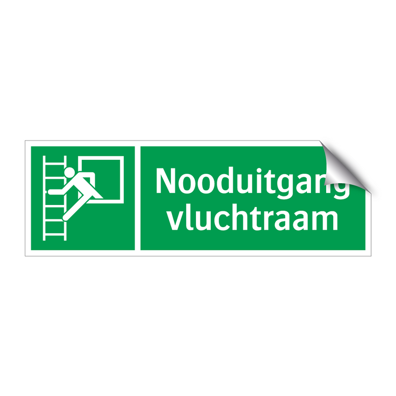 Nooduitgang vluchtraam