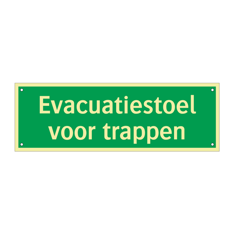 Evacuatiestoel voor trappen