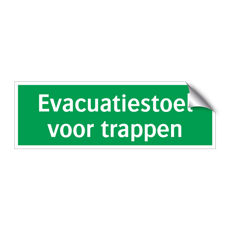 Evacuatiestoel voor trappen