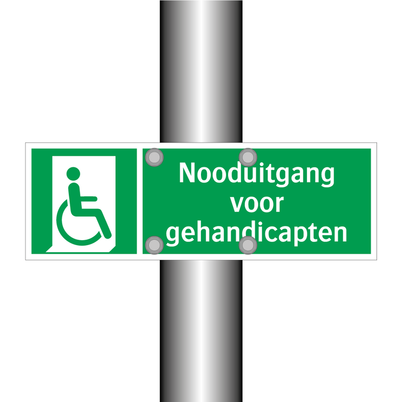 Nooduitgang voor gehandicapten