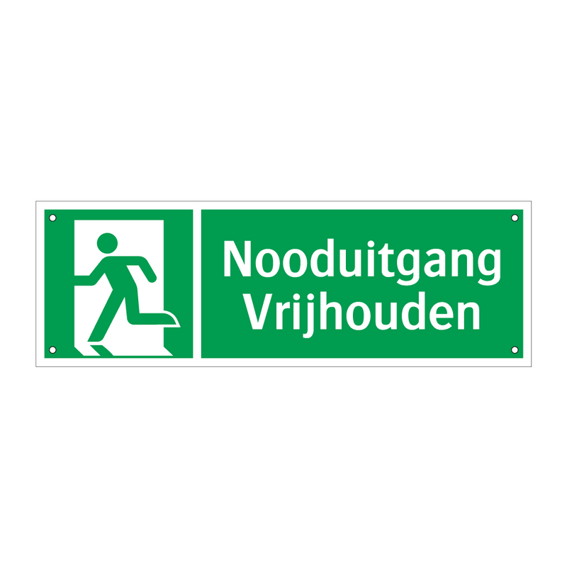 Nooduitgang Vrijhouden