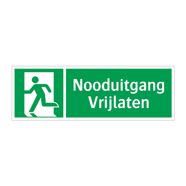 Nooduitgang Vrijlaten