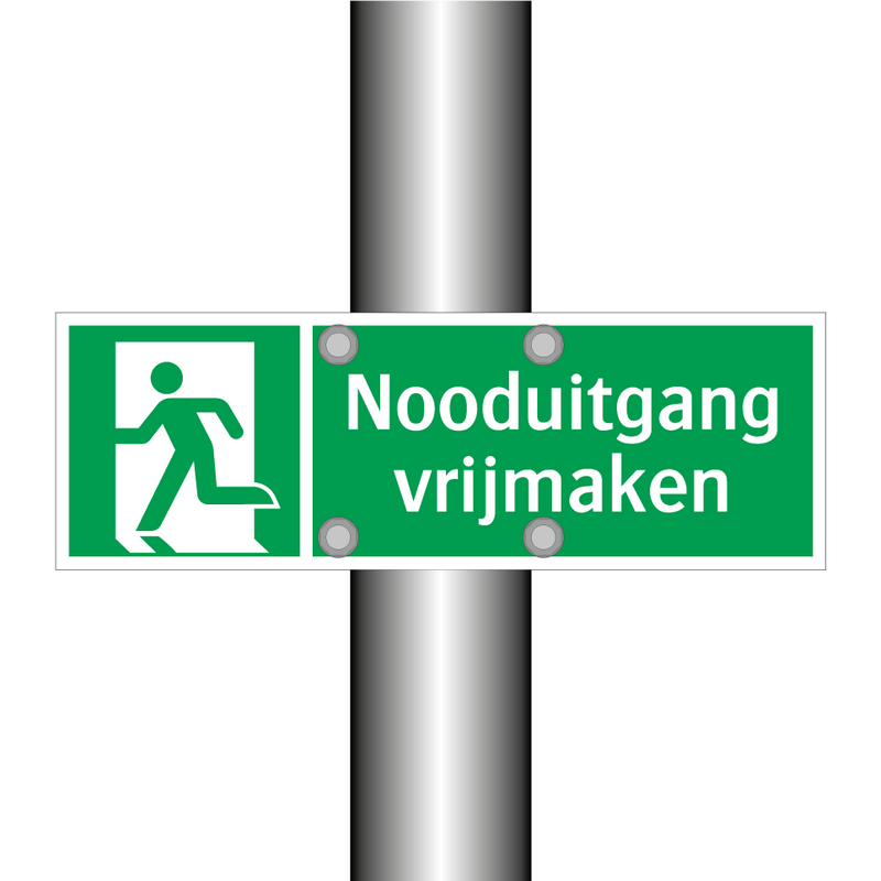 Nooduitgang vrijmaken