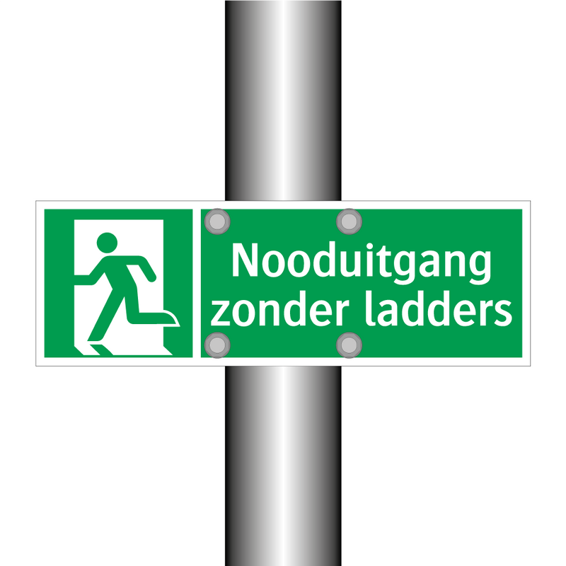 Nooduitgang zonder ladders