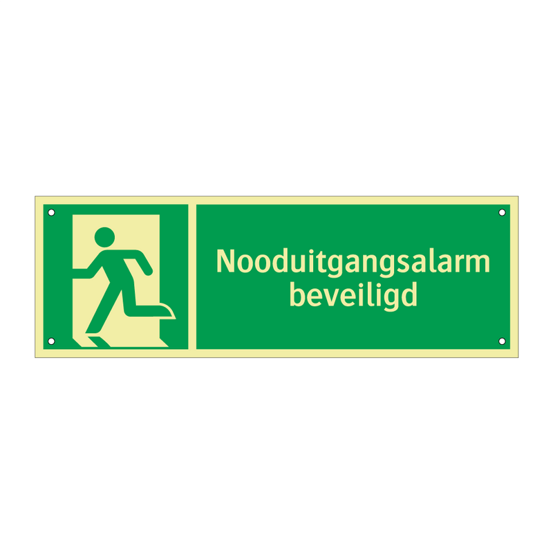 Nooduitgangsalarm beveiligd