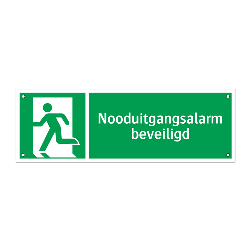 Nooduitgangsalarm beveiligd