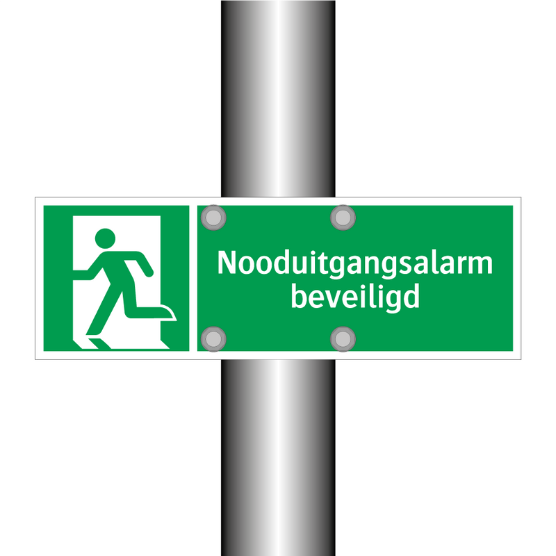 Nooduitgangsalarm beveiligd