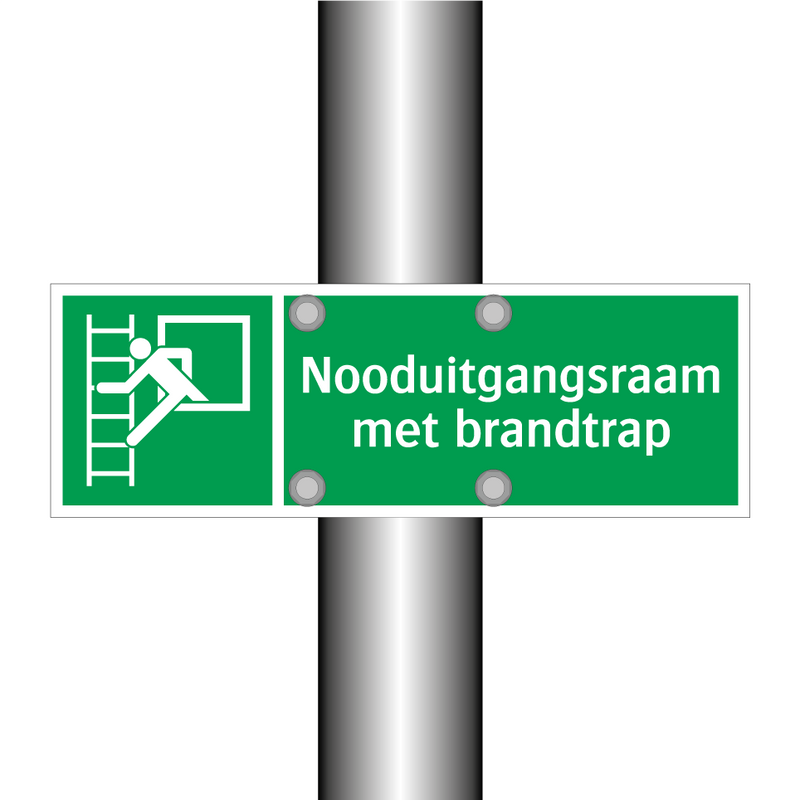 Nooduitgangsraam met brandtrap