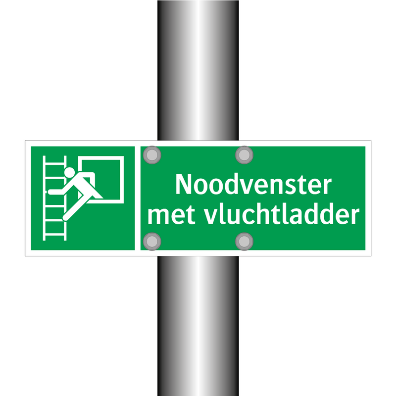 Noodvenster met vluchtladder