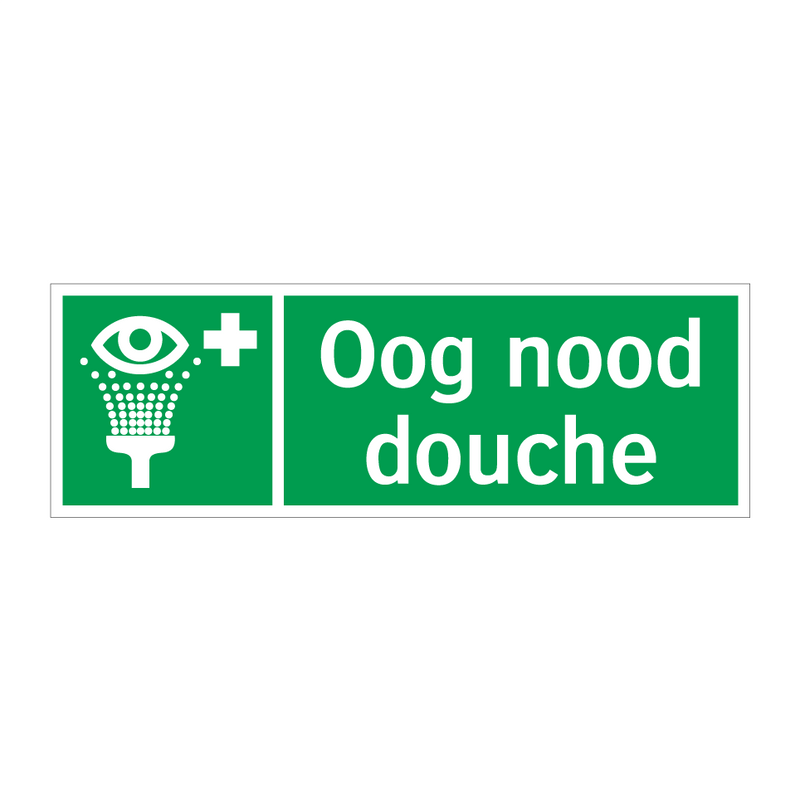 Oog nood douche