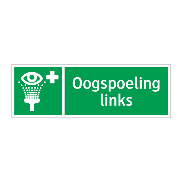 Oogspoeling links