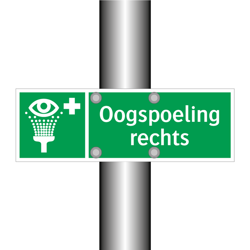 Oogspoeling rechts